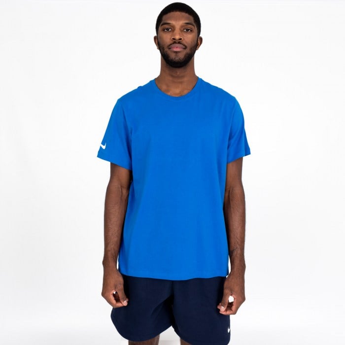 Nike Team Club 20 Cotton T-Shirt (M) Royal Blue-White