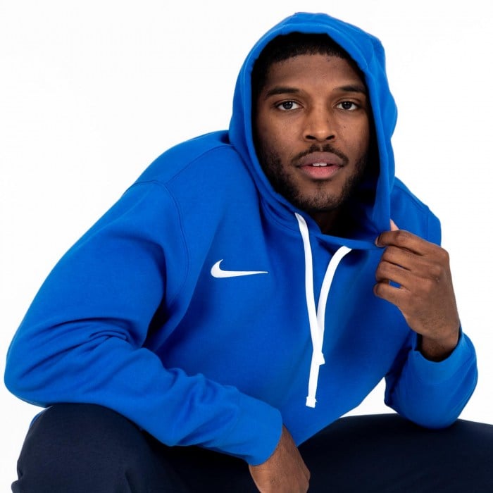 Nike Team Club 20 Fleece Hoodie (M) Royal Blue-White-White