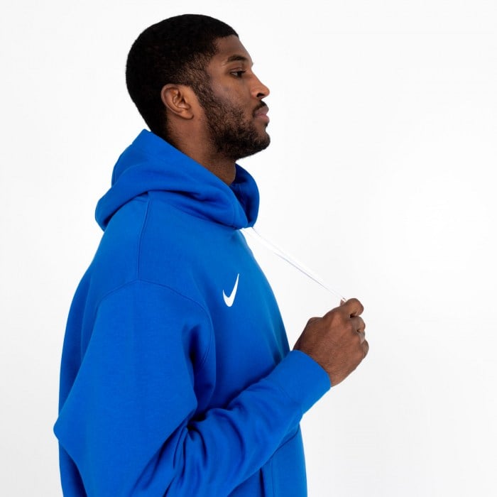 Nike Team Club 20 Fleece Hoodie (M) Royal Blue-White-White