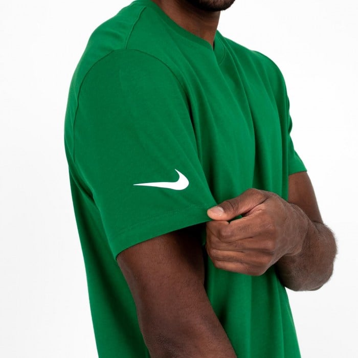 Nike Team Club 20 Cotton T-Shirt (M) Pine Green-White