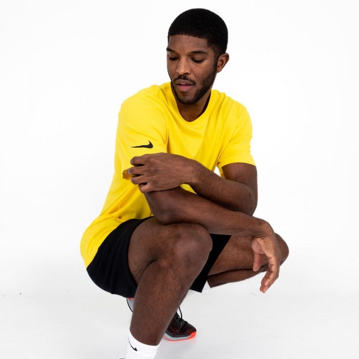 Nike Team Club 20 Cotton T-Shirt (M) Tour Yellow-Black