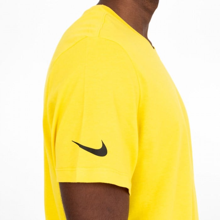 Nike Team Club 20 Cotton T-Shirt (M) Tour Yellow-Black
