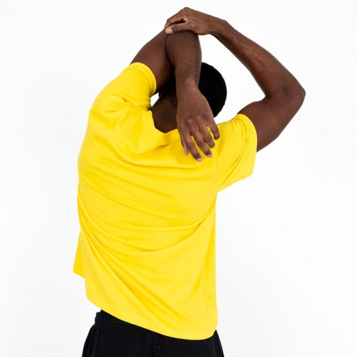 Nike Team Club 20 Cotton T-Shirt (M) Tour Yellow-Black