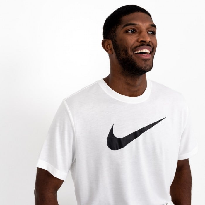 Nike Team Club 20 Swoosh Tee (M) White-Black