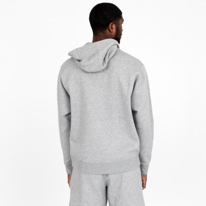 Nike Team Club 20 Fleece Full-Zip Hoodie (M) Dk Grey Heather-Black-Black