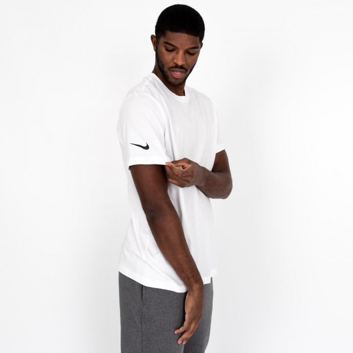 Nike Team Club 20 Cotton T-Shirt (M) White-Black