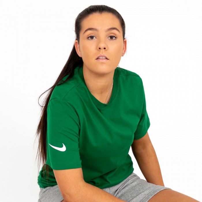 Nike Team Club 20 Cotton T-Shirt (M) Pine Green-White