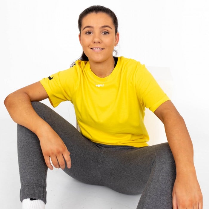 Nike Team Club 20 Cotton T-Shirt (M) Tour Yellow-Black