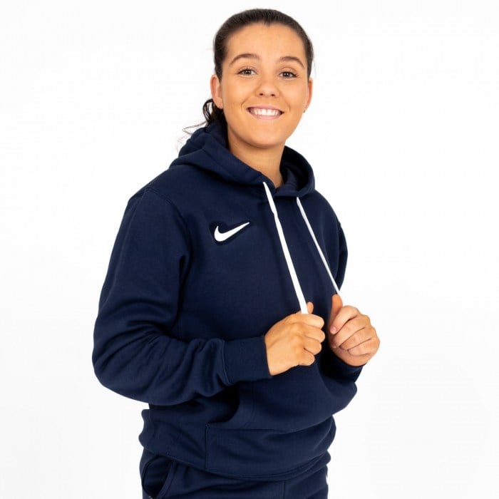 Nike Team Club 20 Fleece Hoodie (M)  Obsidian-White-White
