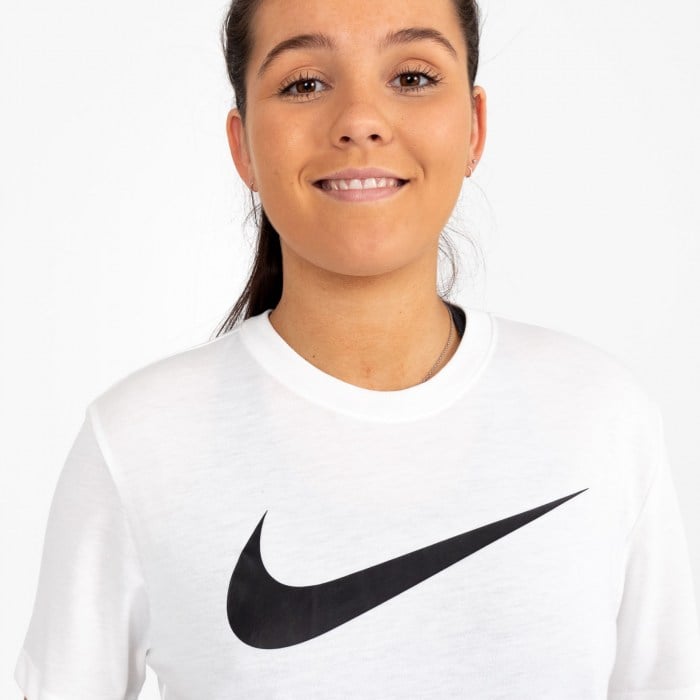 Nike Team Club 20 Swoosh Tee (M) White-Black