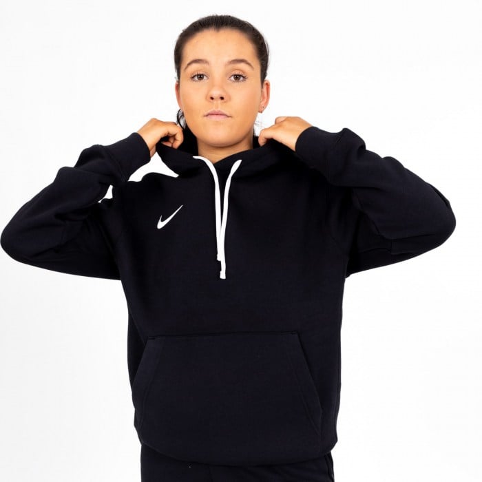 Nike Team Club 20 Fleece Hoodie (M) Black-White-White