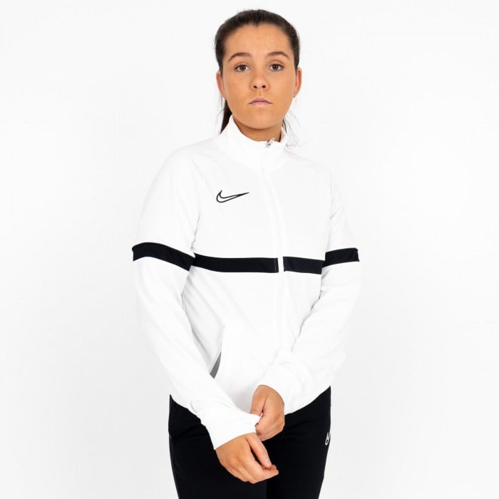 Nike Academy 21 Knit Track Jacket (M) White-Black-Black-Black