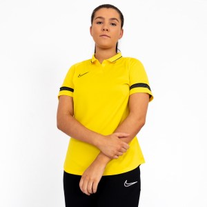 Nike Womens Academy 21 Performance Polo (W) Tour Yellow-Black-Anthracite-Black