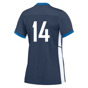 Nike Academy 25 Short-Sleeve Training Top (W) - Obsidian/Royal Blue/White