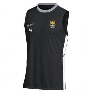 Nike Dri-FIT Academy 25 Sleeveless Top - Black/White/White