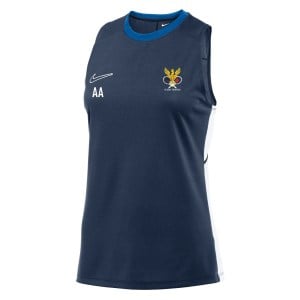 Nike Dri-FIT Academy 25 Sleeveless Top (W) - Obsidian/Royal Blue/White