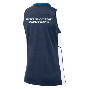 Nike Dri-FIT Academy 25 Sleeveless Top (W) - Obsidian/Royal Blue/White
