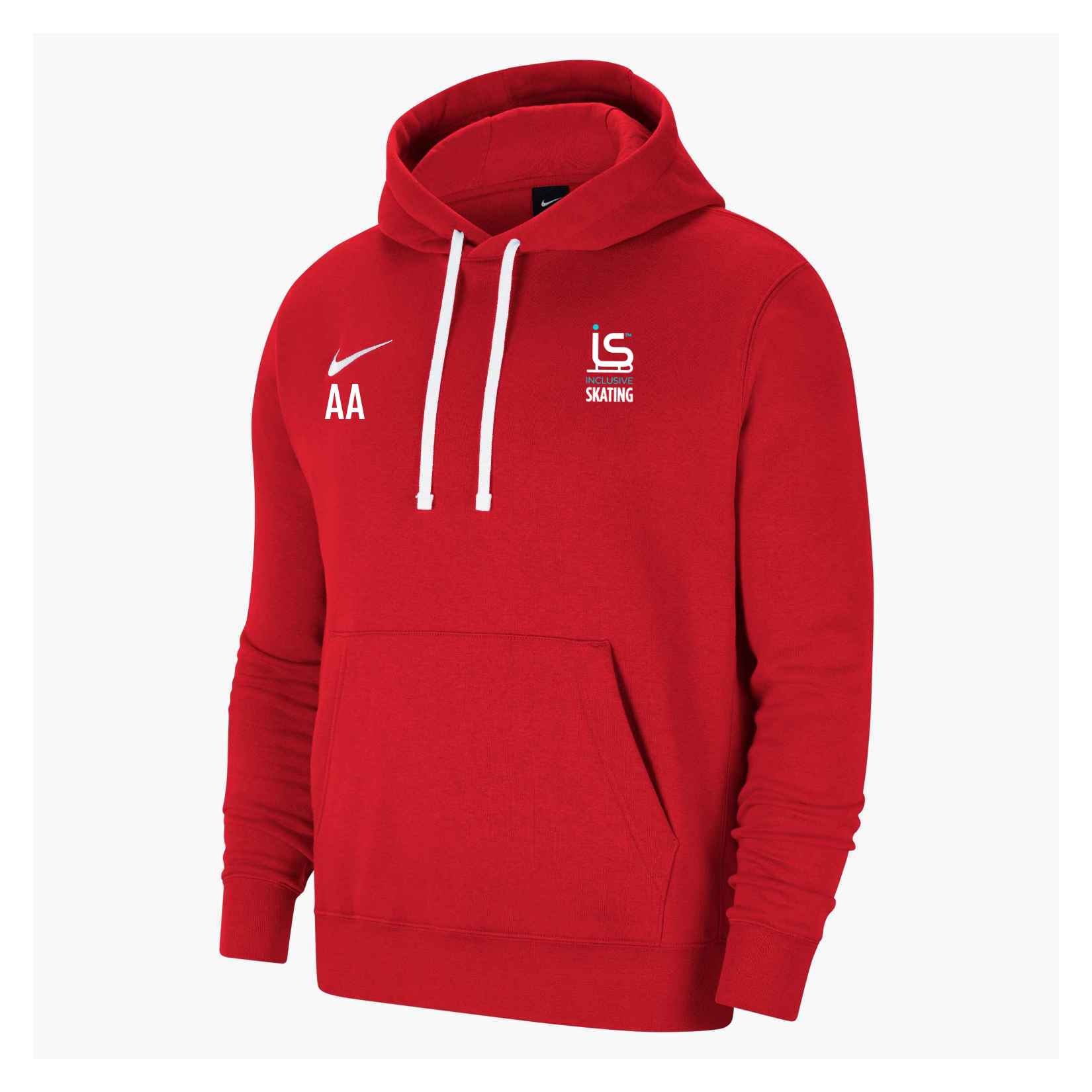 Nike Team Club 20 Fleece Hoodie (M) - University Red/White/White