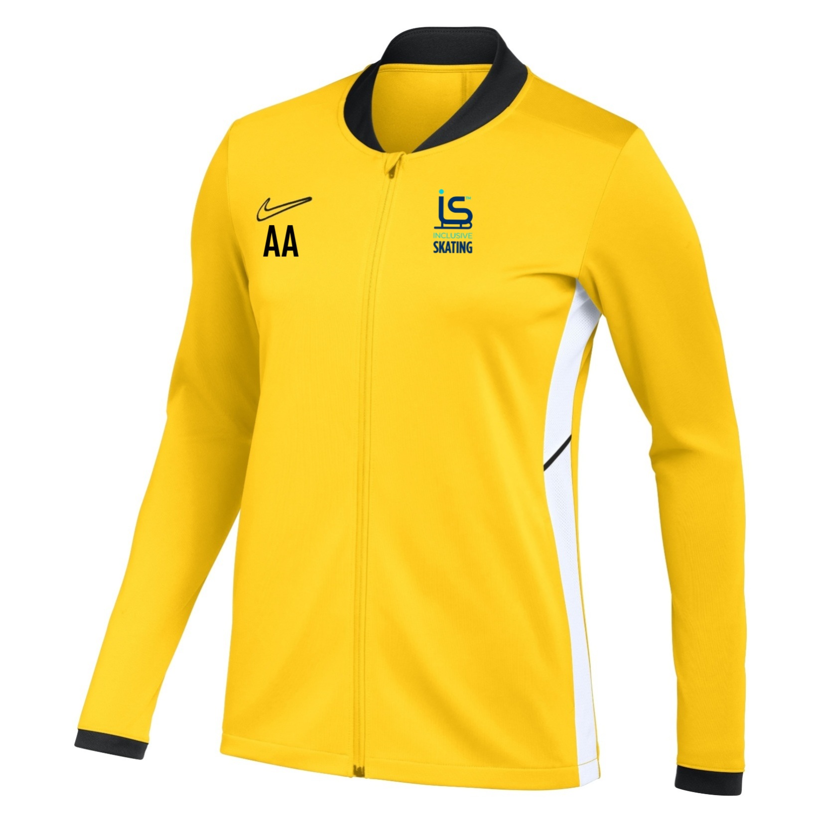 Nike Dri-FIT Academy 25 Knit Track Jacket (W) - Tour Yellow/University Gold/Black