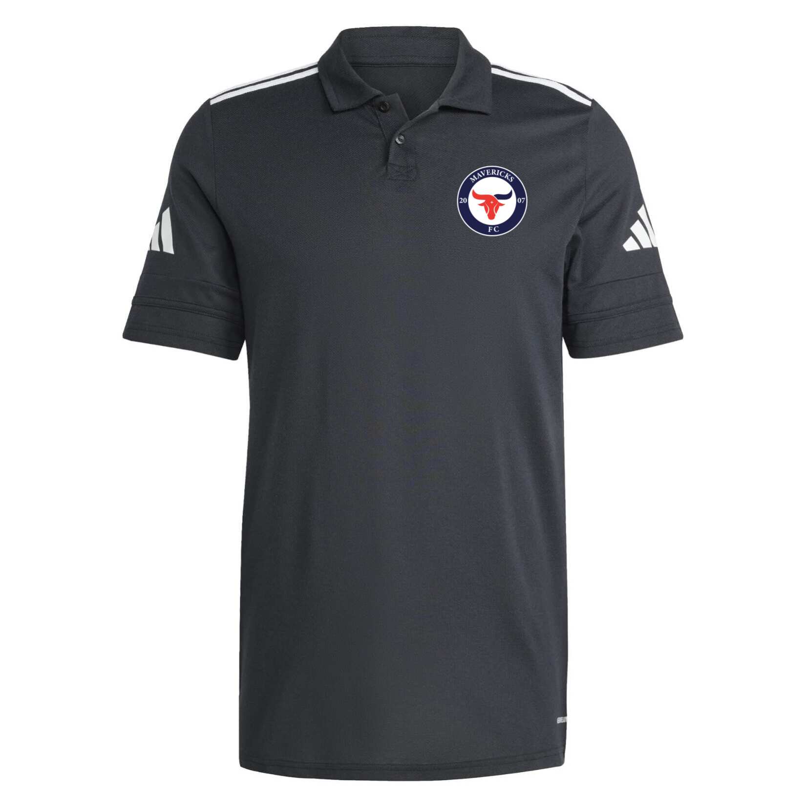 adidas Squadra 25 Cotton Polo - Black/White