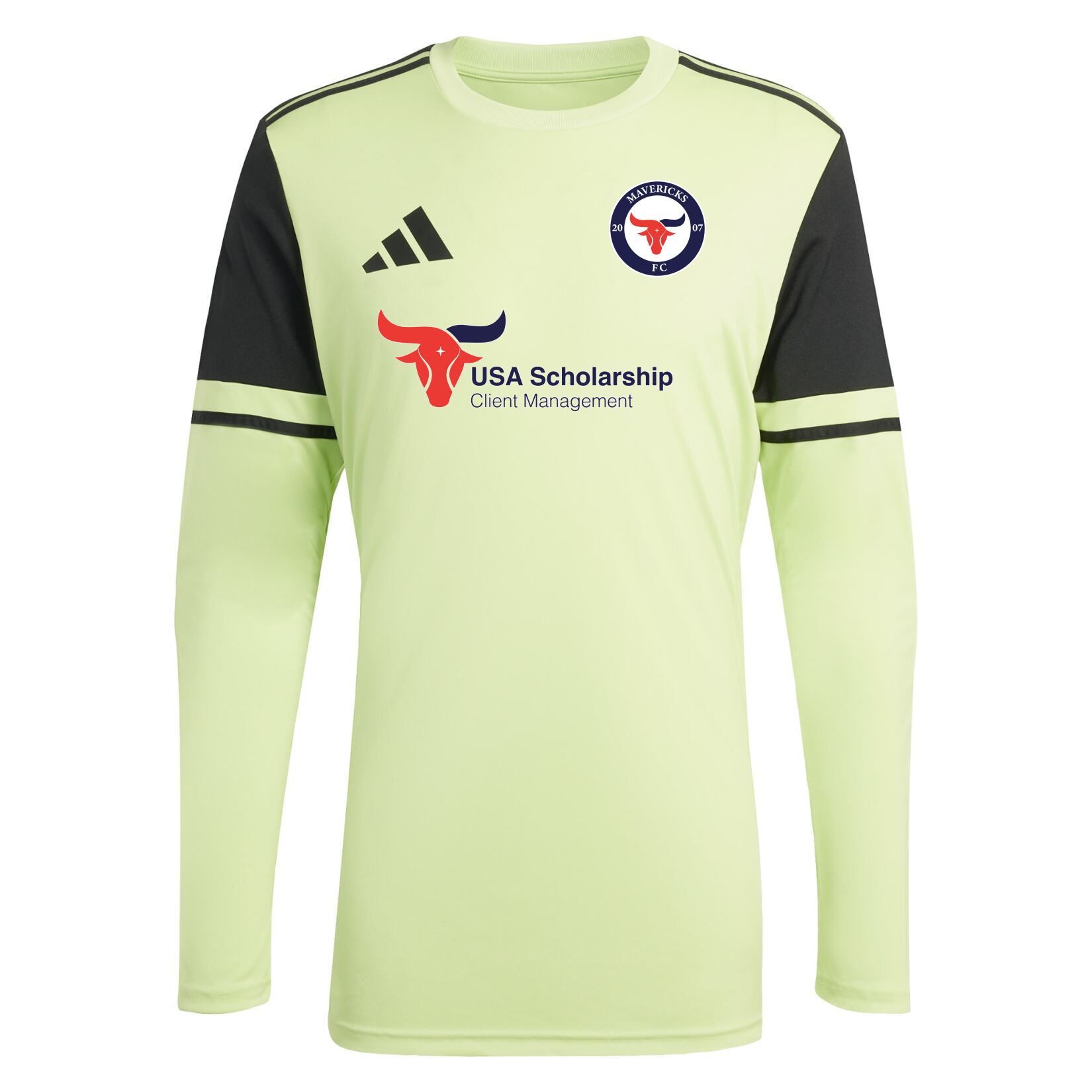 adidas Squadra 25 Goalkeeper Long-Sleeve Jersey - Pulse Lime/Black