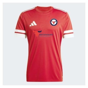 adidas Squadra 25 Short-Sleeve  Jersey - Team Power Red/White
