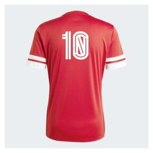 adidas Squadra 25 Short-Sleeve  Jersey - Team Power Red/White