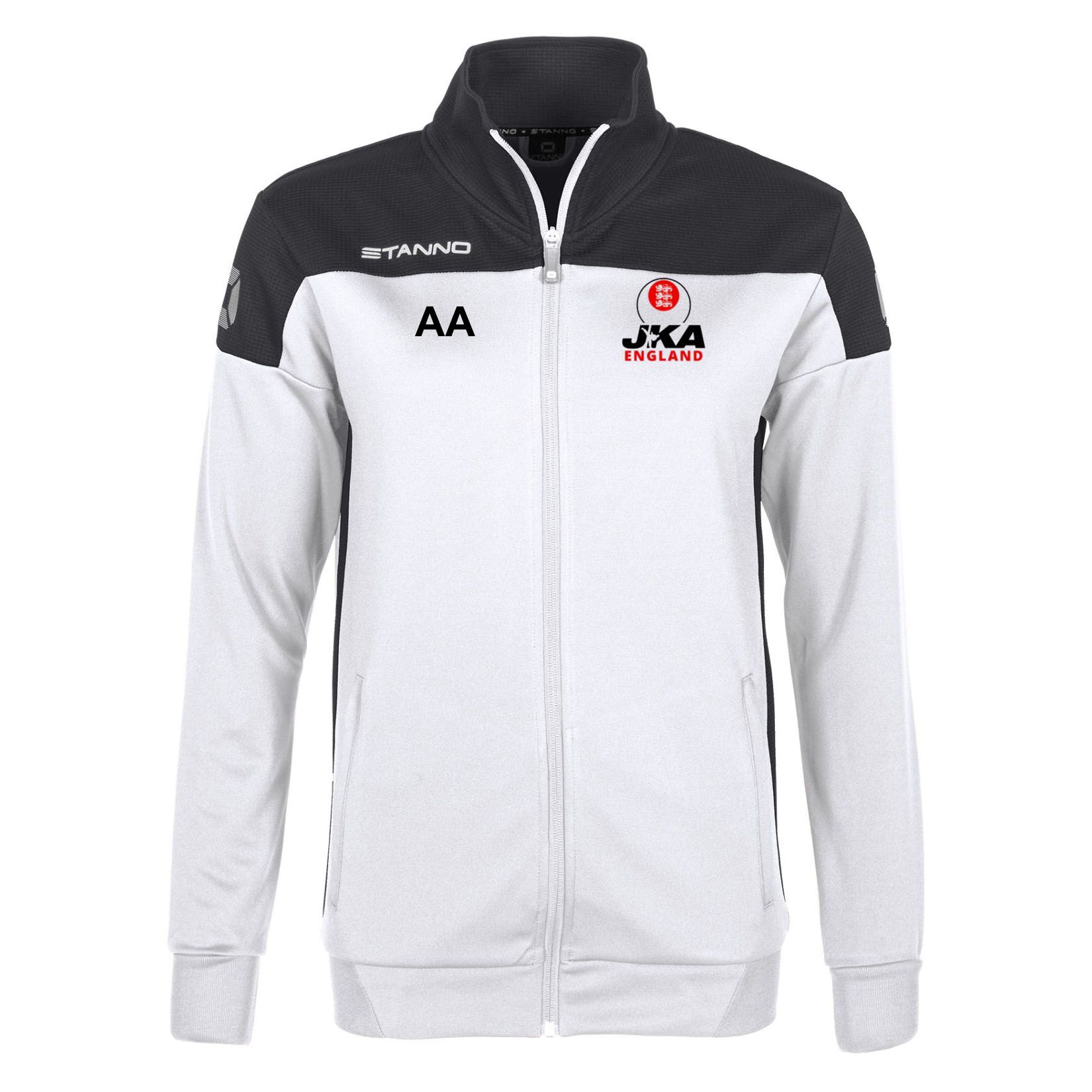 Stanno Pride Womens Full Zip Top - White/Black