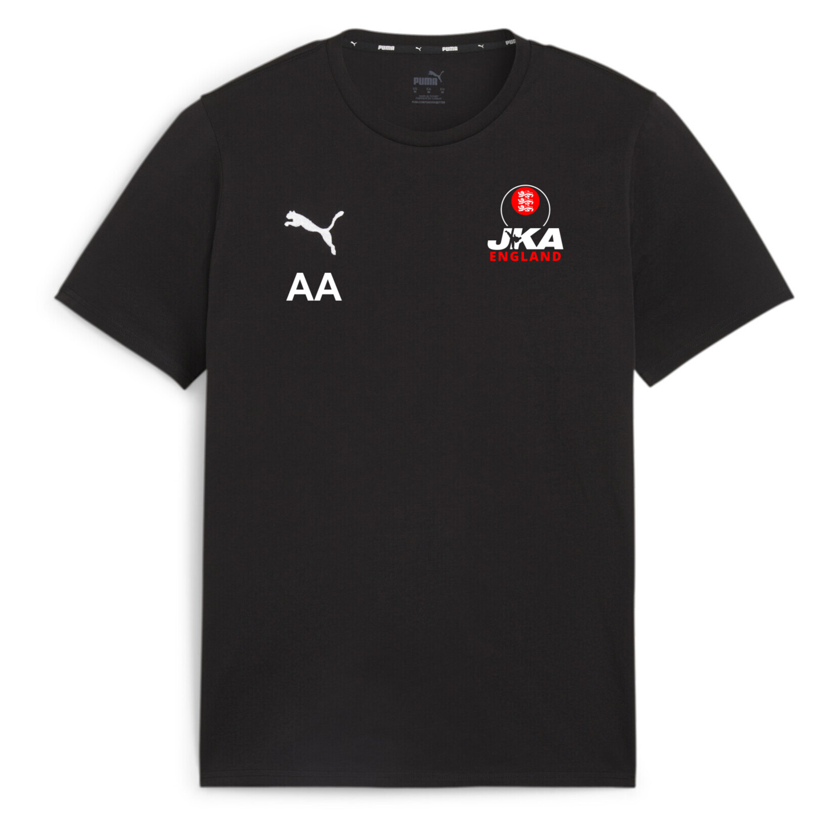 Puma TeamGOALs Casuals Tee - Puma Black/Puma White