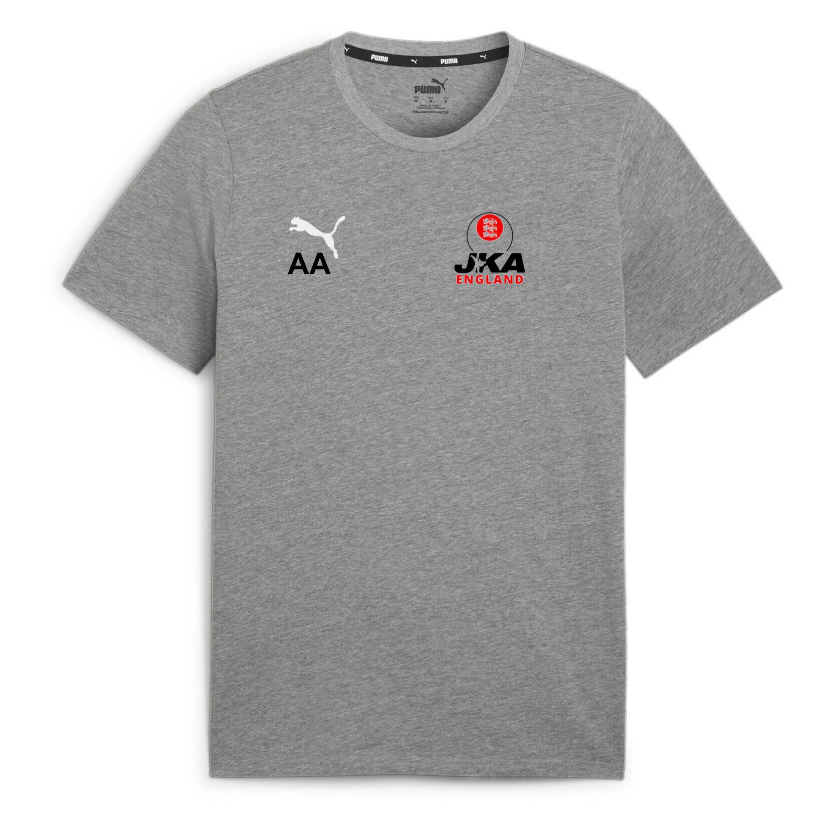 Puma TeamGOALs Casuals Tee - Medium Grey Heather/Puma White