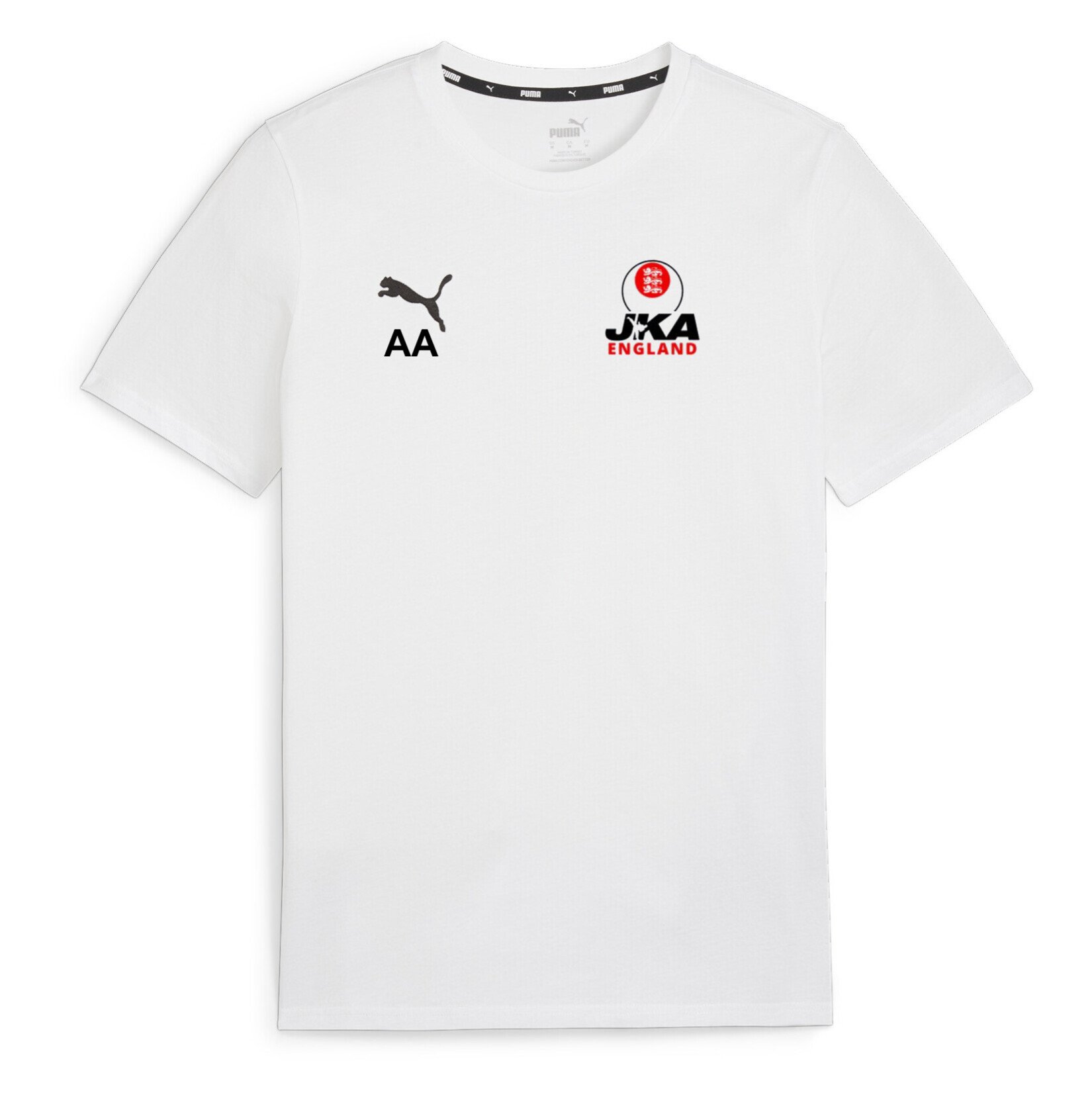 Puma TeamGOALs Casuals Tee - Puma White/Puma Black