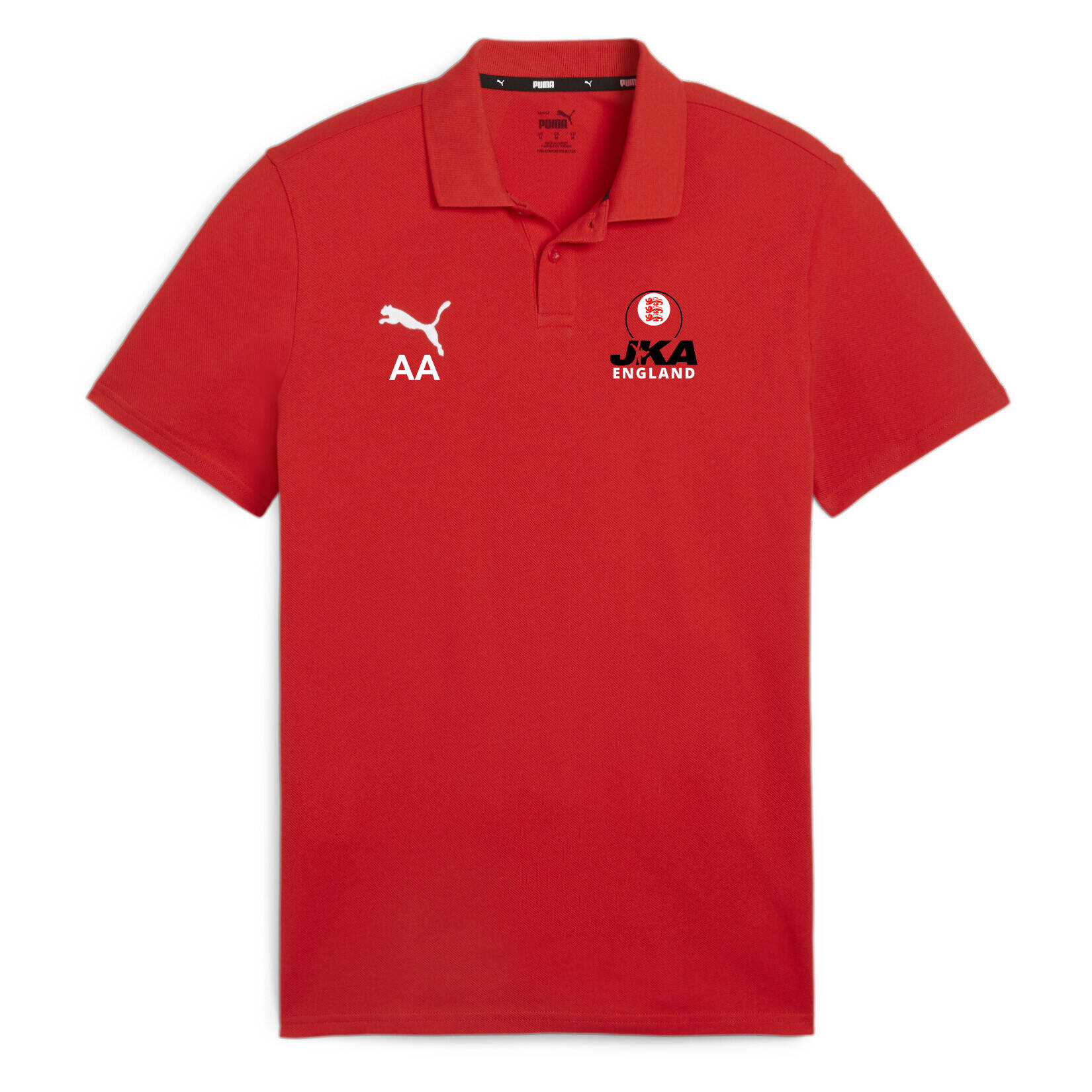 Puma TeamGOAL Casuals Polo - Puma Red/Puma White