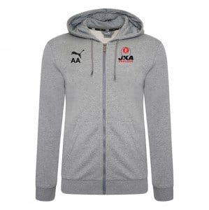 Puma Casuals Full Zip Hoody - Medium Grey Heather