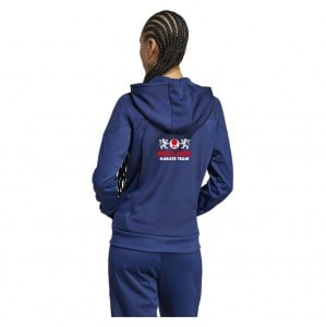 adidas Tiro 25 Travel Full-Zip Hoodie (W) - Team Navy Blue