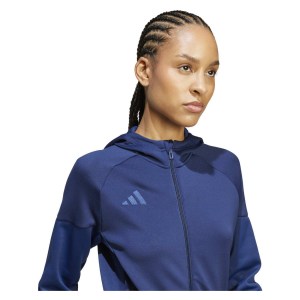 adidas Tiro 25 Travel Full-Zip Hoodie (W) - Team Navy Blue