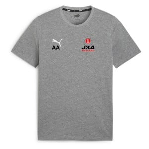 Puma TeamGOALs Casuals Tee - Medium Grey Heather/Puma White