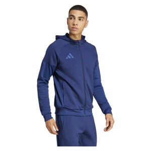 adidas Tiro 25 Travel Full-Zip Hoodie - Team Navy Blue