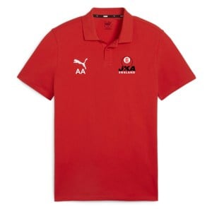 Puma TeamGOAL Casuals Polo - Puma Red/Puma White
