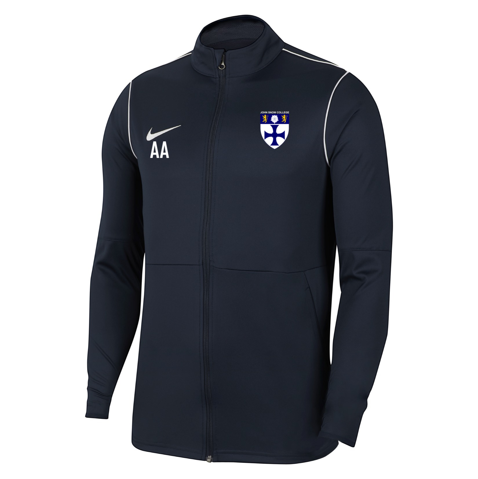 Nike Dri-FIT Park 20 Knitted Track Jacket - Obsidian/White/White