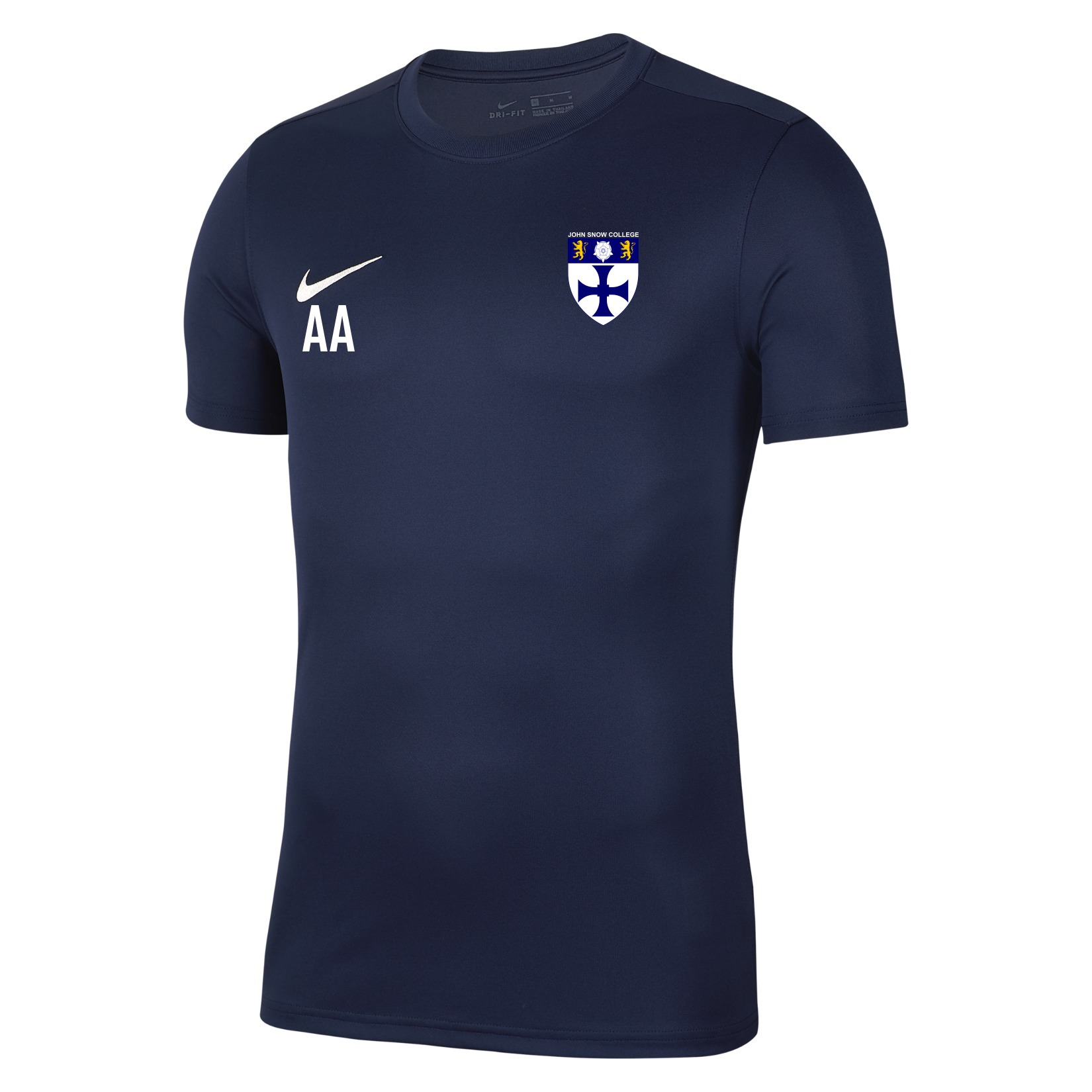 Nike Park VII Dri-FIT Short Sleeve Shirt - Midnight Navy/White