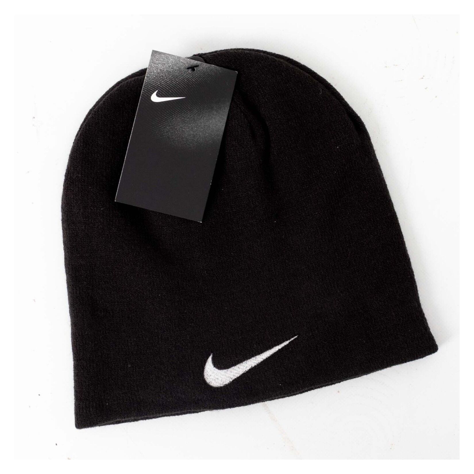 Zelus-Nike Swoosh Beanie - Black