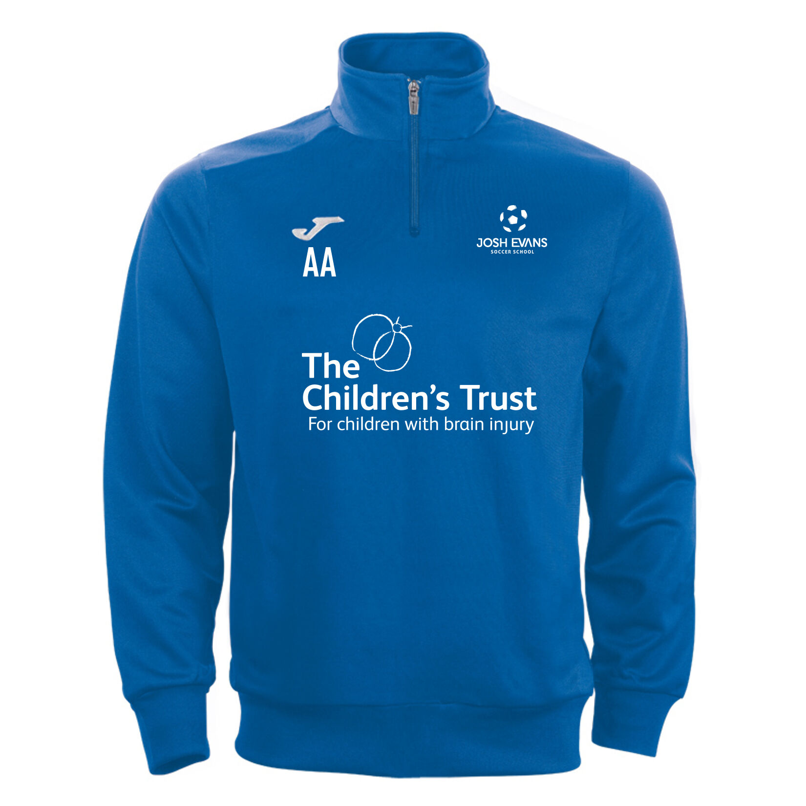 Joma Faraon 1/4 Zip Sweatshirt - Royal/White