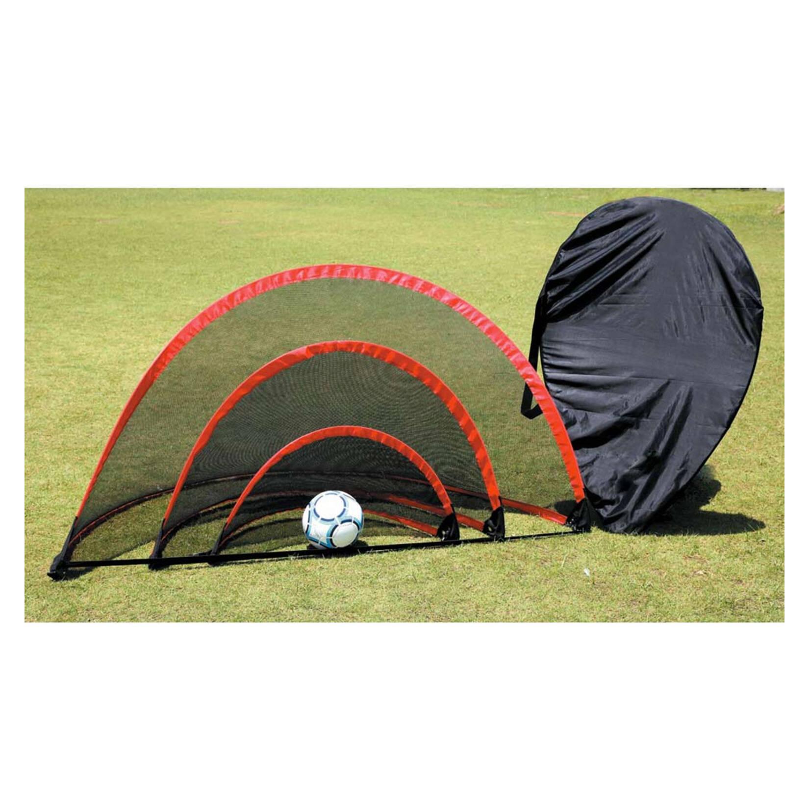 Pop Up Goals - 4ft (set of 2) - Red/Black