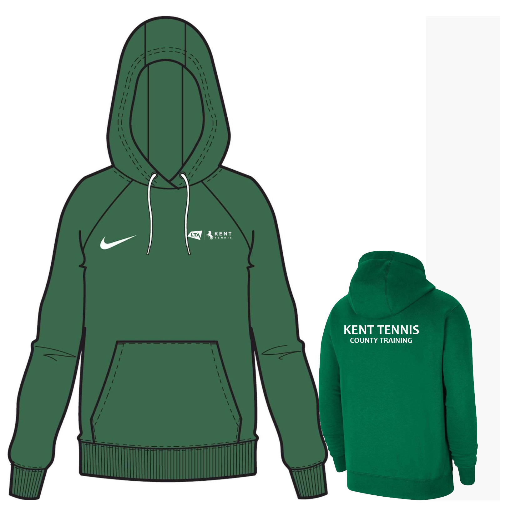 Nike Womens Team Club 20 Hoodie (W)
