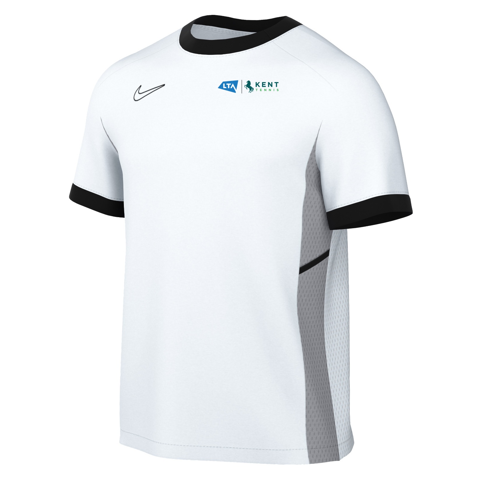 Nike Academy 25 Short-Sleeve Training Top - White/Black/Black