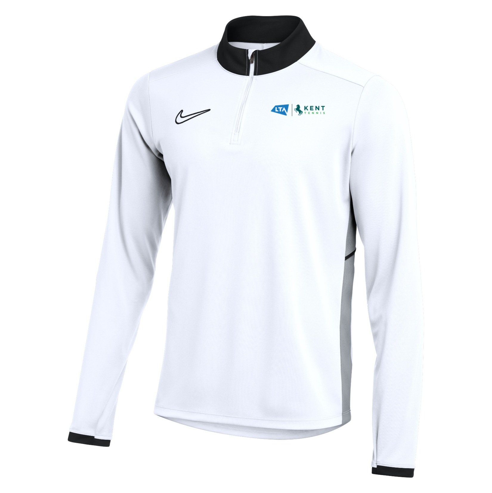 Nike Dri-FIT Academy 25 Drill Top - White/Black/Black