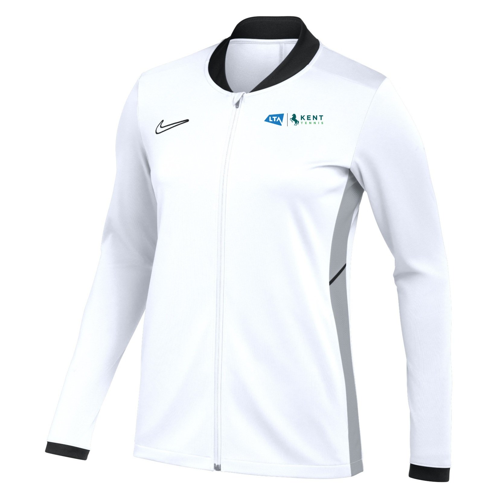 Nike Dri-FIT Academy 25 Knit Track Jacket (W) - White/Black/Black