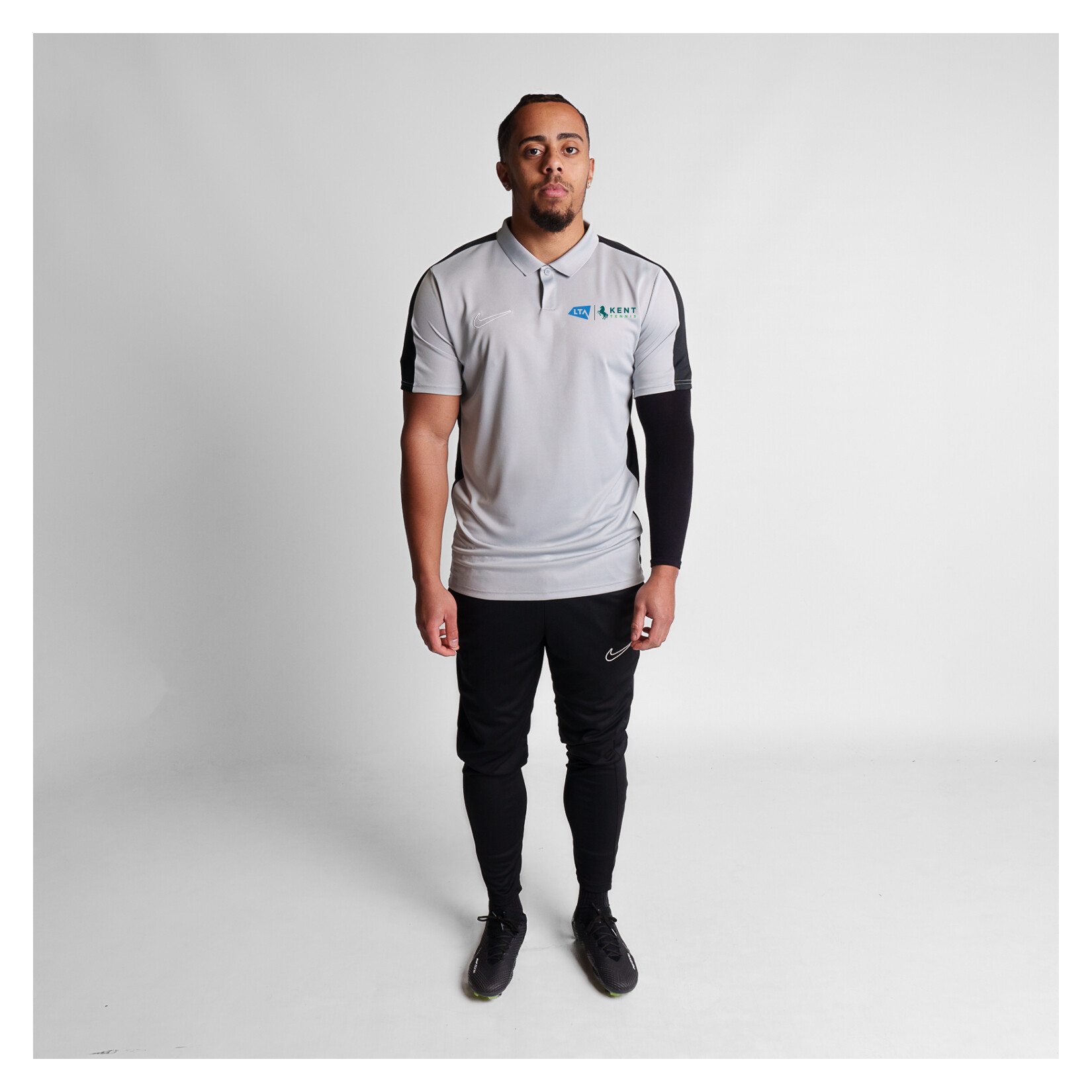 Nike Dri-Fit Academy 23 Polo - Wolf Grey/Black/White