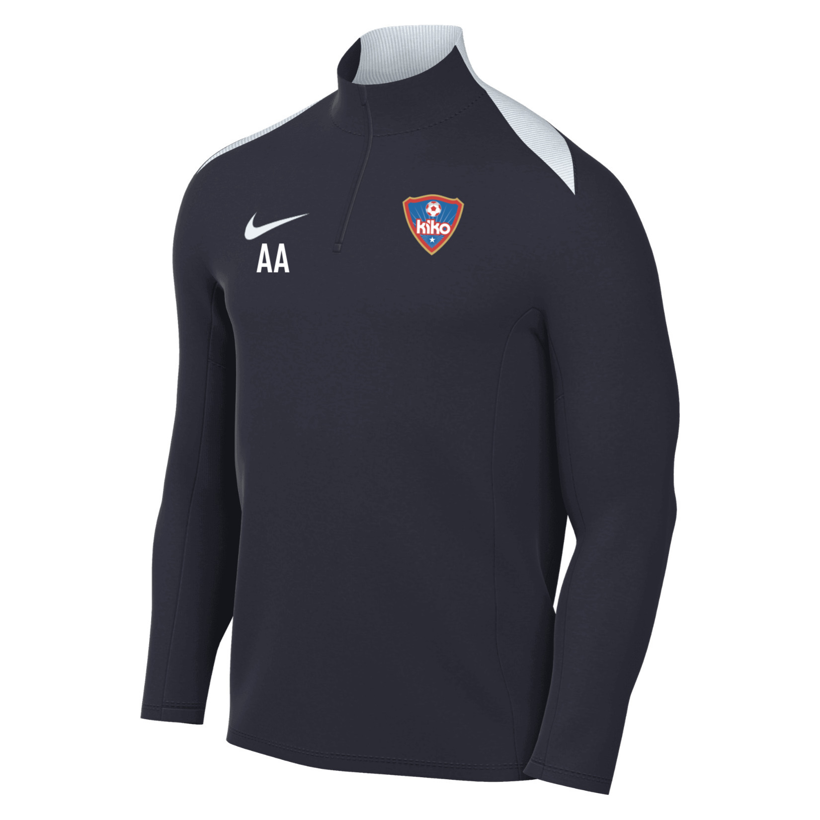 Nike Academy Pro 24 Dri-FIT Drill Top - OBSIDIAN/OBSIDIAN/WHITE/WHITE