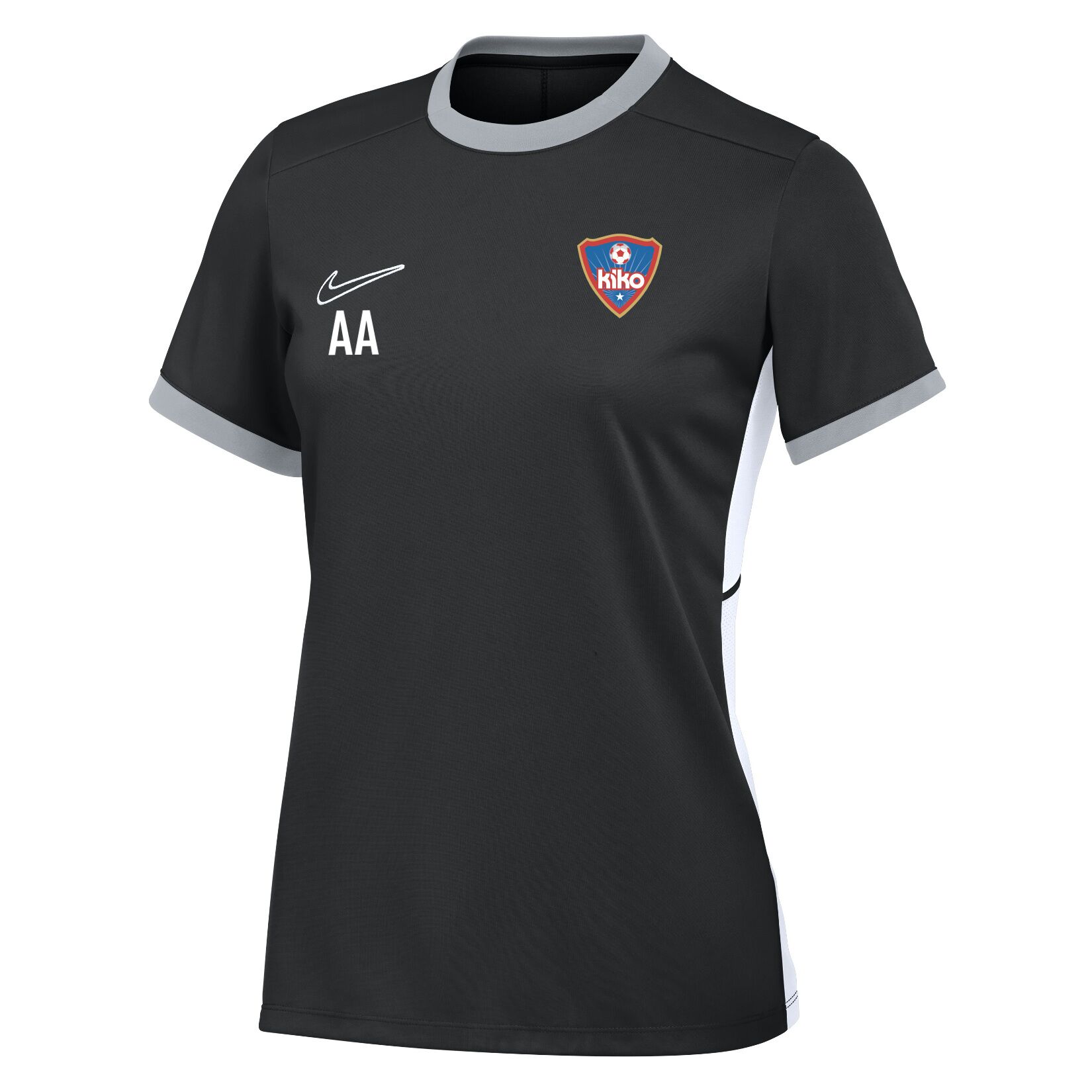 Nike Academy 25 Short-Sleeve Training Top (W) - Black/White/White